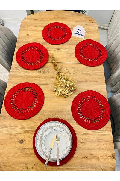 bestbeler Wicker Jute Presentation Plate Mat Supla American Service Set 6 Pieces