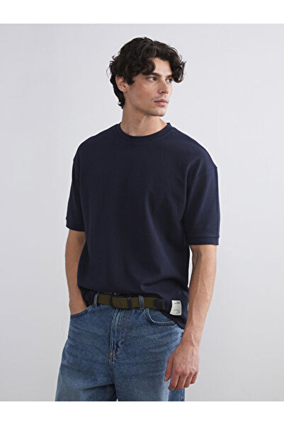 LC Waikiki Quality Parts from Çelebi Store Zero Roba Yaka Men's T-Shirt