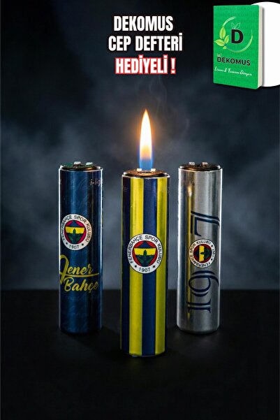 Fenerbahçe "DEKOMUS CEP DEFTERİ HEDİYELİ" LİSANSLI "TEKLİ" METAL KILIF TAŞLI ...