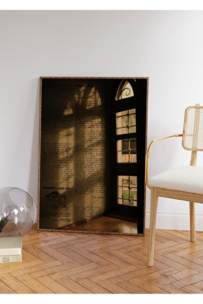 Tuba Decor Tek Parça Ahşap Çerçeveli Oturma Odası Salon Mutfak Tablo vintage ...
