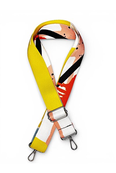 MOJO Polyester Kolon Ayarlanabilir Çanta Sapı Telefon Askısı Etnik Desen 125cm