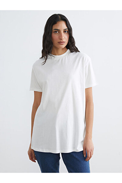 LC Waikiki Rmz Gi̇yi̇m Farkiyla Zero Roba Collar Women's T-Shirt