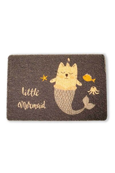 PisiMall Mermaid Cat Doormat, Indoor/Outdoor, 60x40