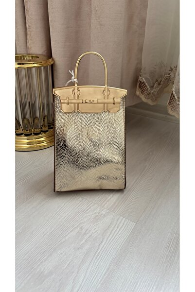 DSN FİOREN GOLD ZİNCİR DETAY ÇANTA