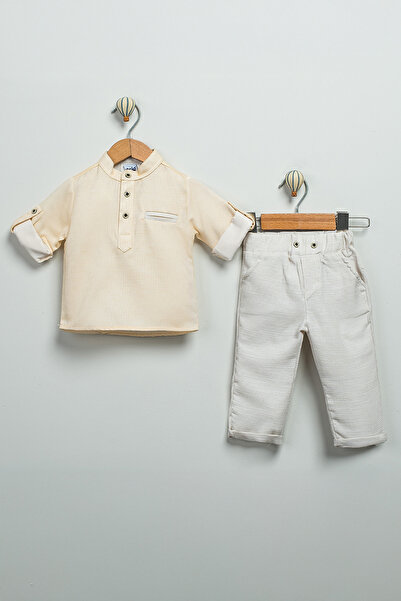 Minitrio 2-Piece Patterned Shirt and Pants Set for Baby Boys & Children