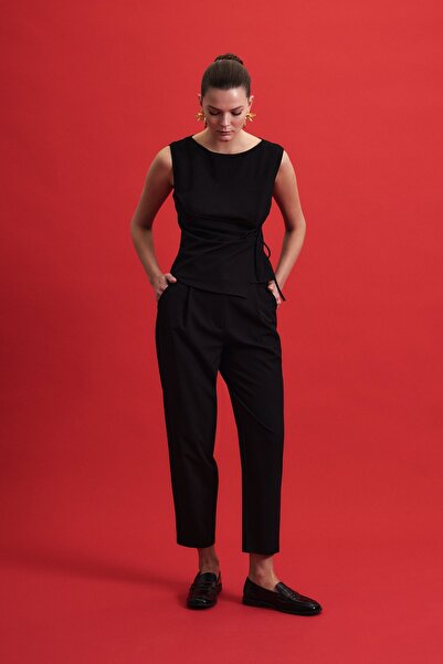 Sateen Лєна Карота Штани - Чорні