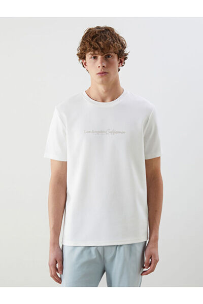 LC Waikiki Rmz Gi̇yi̇m Farkiyla Zero Roba Collar Printed Combed Cotton Men's ...