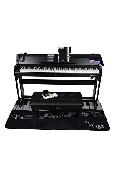 Furia Vivace Piano VX-D1920BK Mat Siyah Dijital Piyano Full Setli