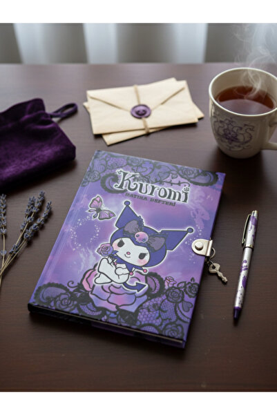 GiFi Kuromi Licensed Memory Book with Lock and Key