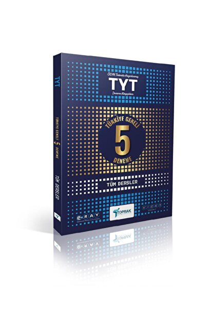 Toprak Yayıncılık 2026 Müfredat TYT Tüm Dersler Türkiye Geneli 5 Li Deneme