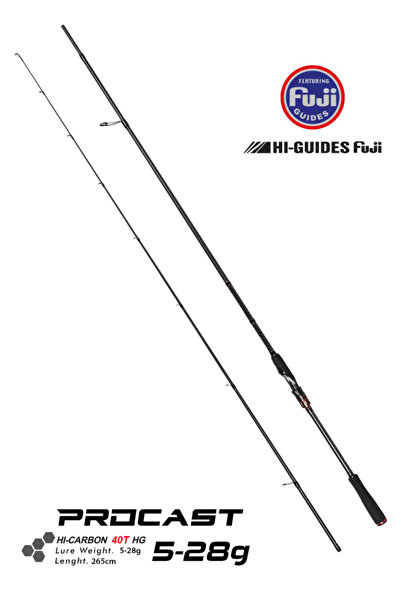 Fujin ProCast 265 Cm 5-28 Gr Spin Olta Kamışı