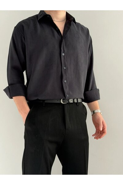 BASEL.CO Relaxed Fit Lightweight Comfortable Modal Fabric Shirt