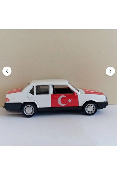 Göçmen Tofaş Doğan Şahin Metal Çek Bırak Oyuncak Araba Ay Yıldızlı