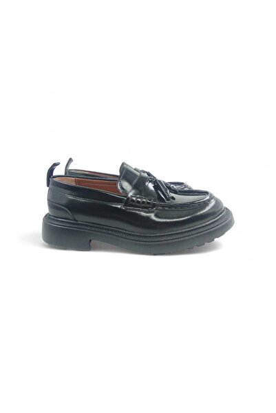 Oneka Shoes Men's Casual Loafer with Tassels Black 422326Lta 1303