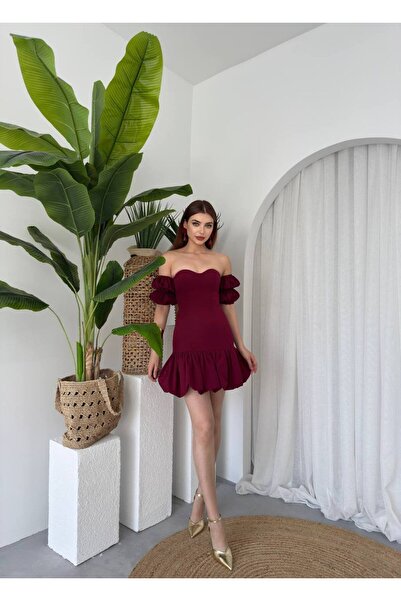 EtikaOnline Atlas Fırfır Detay Mini Amanda Eltbise