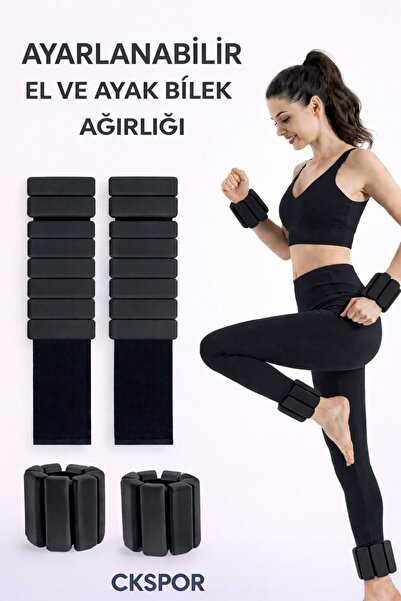 Yeni Nesil Ayarlanabilir El ve Ayak Bilek Ağırlığı | 2 Adet 500 Gr Ayarlanabilir Ağırlık Ekipmanı