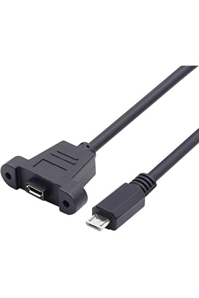 The Bros كابل تمديد Micro USB ذو 5 دبابيس ذكر إلى أنثى، نوع التثبيت على اللوح...