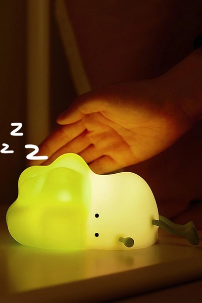 Coverzone Yumuşak Silikon Brokoli Mini Gece Lambası Ayarlanabilir Işık Çocuk ...