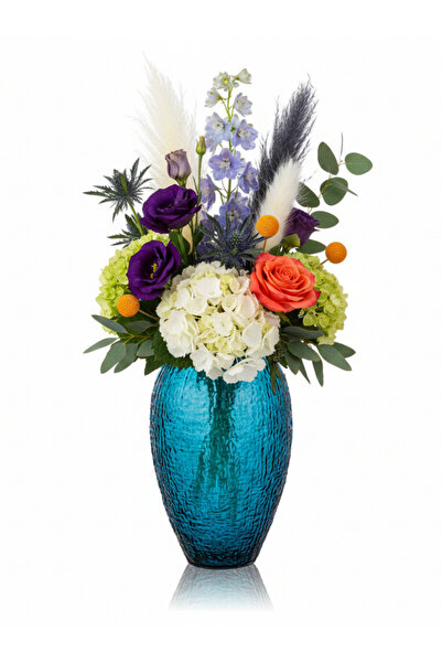 YNSK Lux |   VENA |   Vază de sticlă importată 24 cm