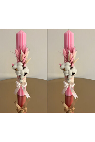 DecoHomeArt Set of 2 Wedding Candles