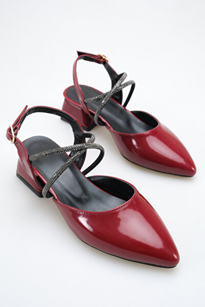 ich1one Milano Γυναικεία Παπούτσια Μπαλαρίνες από Λουστρίνι με Τακούνι – Τακο...