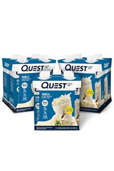 Quest Protein Shake Vanilla 325ml Pack of 12 | Ready to Drink High Protein