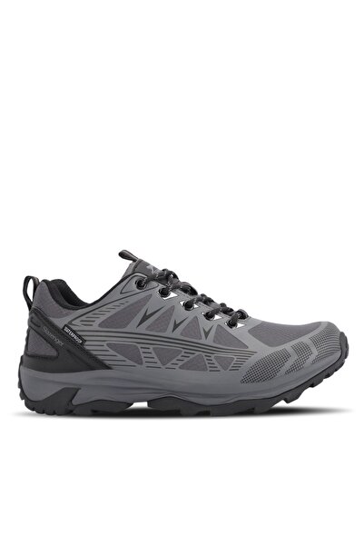 Slazenger Water Resistant Comfortable Lace-Up Men's Outdoor Shoes Dark Gray