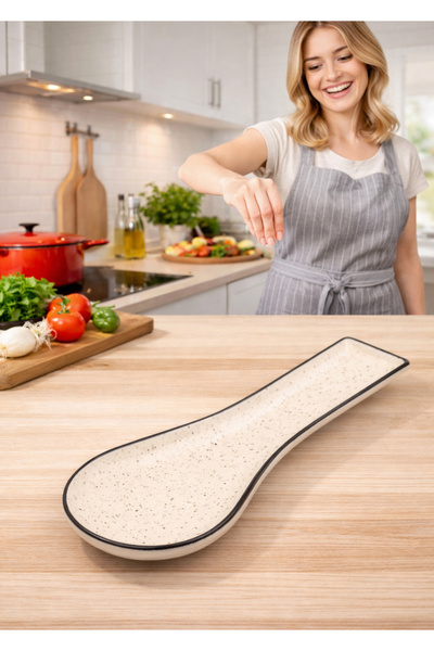 Pembelia Life Seramik Kirli Kaşık Altlığı Kepçe Kaşık Nihalesi Kaşık Altlığı ...