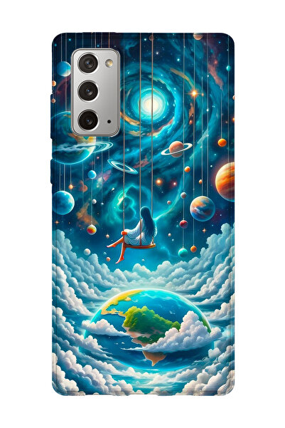 lelia حافظة هاتف شفافة متوافقة مع جالاكسي نوت 20 لعام مطبوع |   مجموعة كوزميك...