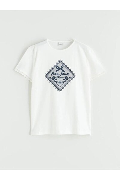 LC Waikiki Tricou imprimat pentru fete (S6)