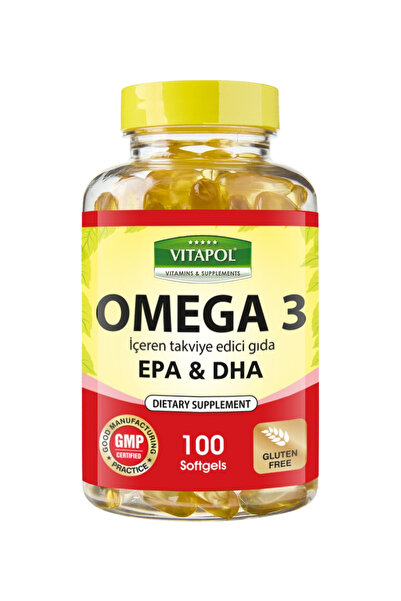 Vitapol Omega 3 100 Kapsül EPA DHA