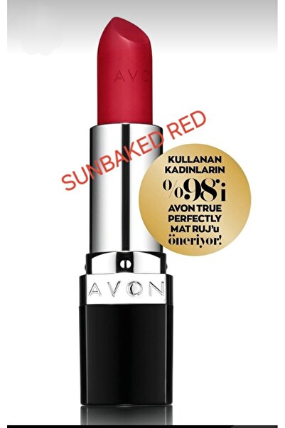 AVON ULTURA MAT SUNBAKED RED RUJ....