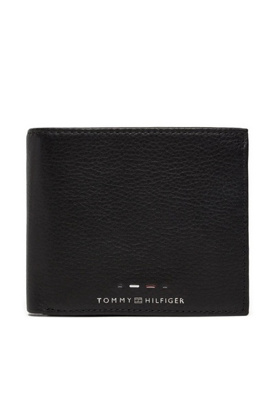 Tommy Hilfiger Black Men's Leather Wallet Xm0Xm05358 -Bds