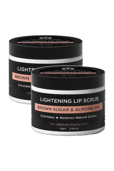 The Man Company مقشر شفاه مفتح للشفاه بالسكر البني وزيت اللوز للشفاه الجافة/ا...