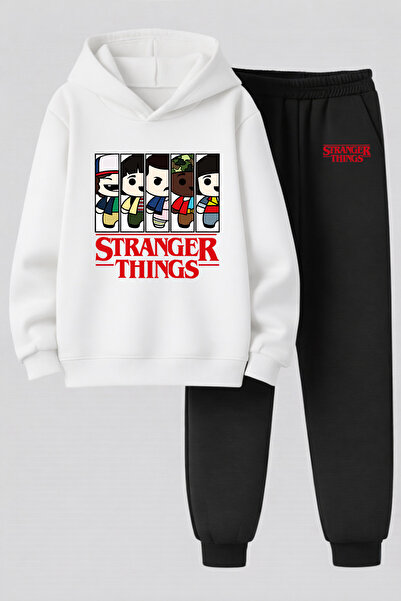 MAGORS Stranger Things Printed 3-Yarn Quality Sweatshirt and Sweatpants Child...