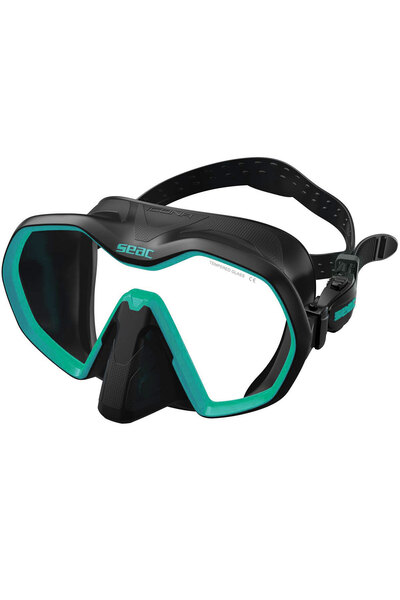 SEAC Mask - ICONA Black, Turquoise