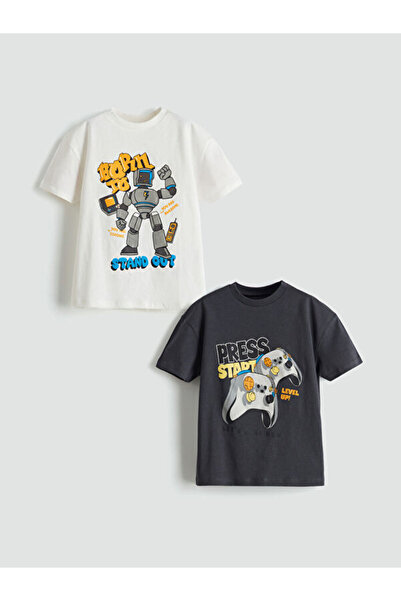 LC Waikiki منتجات فريزن ستور التي لا مثيل لها I تي شيرت مطبوع عليه I Zero Rob...