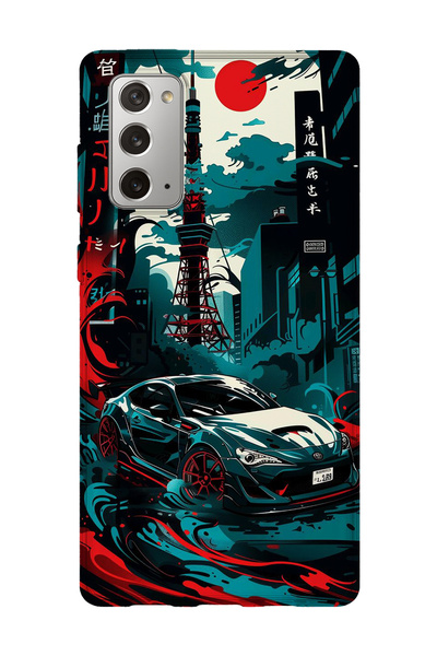 lelia حافظة هاتف شفافة مطبوعة متوافقة مع هاتف سامسونج جالاكسي نوت 20 |   مجمو...