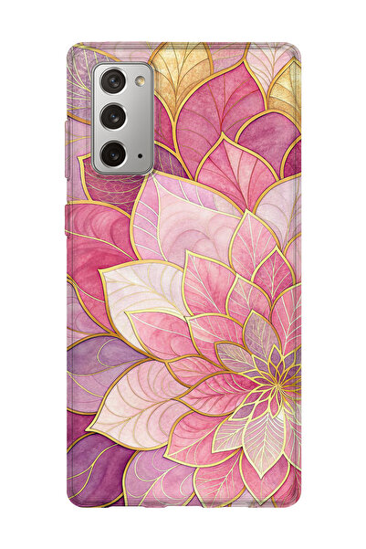 lelia حافظة هاتف شفافة مطبوعة متوافقة مع هاتف سامسونج جالاكسي نوت 20 |   مجمو...