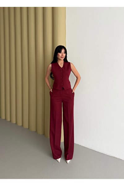 Nadrina Laser Cut Pantalon