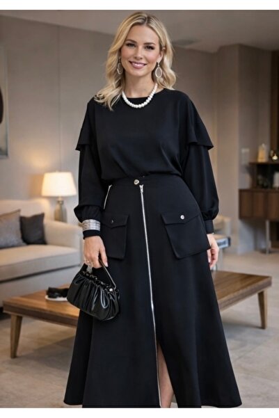 QASHE Parachute Fabric Skirt Suit