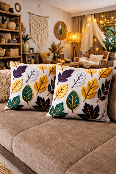 ÖZDAĞ HOME CONCEPT غطاء وسادة من القماش الفاخر للطباعة الرقمية ثلاثية الأبعاد...