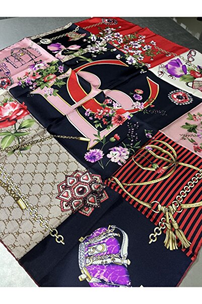 VİZYON وشاح حرير تيفيل 100%