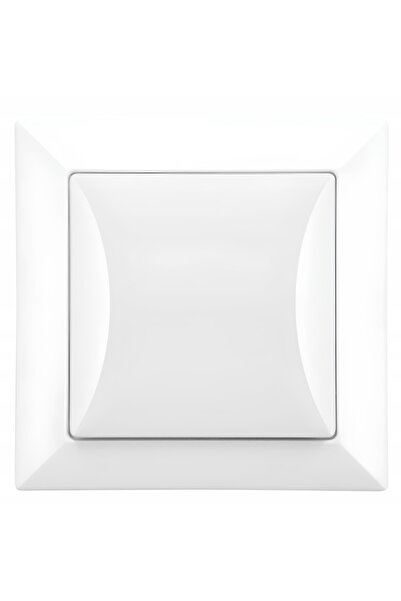 Other Włącznik pojedynczy podtynkowy schodowy 8,1x8,1 cm biały 10A 250V 1 szt.