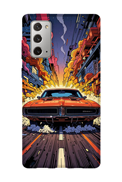 lelia حافظة هاتف شفافة مطبوعة متوافقة مع هاتف سامسونج جالاكسي نوت 20 |   مجمو...