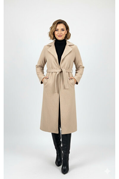 CNG MODA Hijab Unlined Stamp Coat