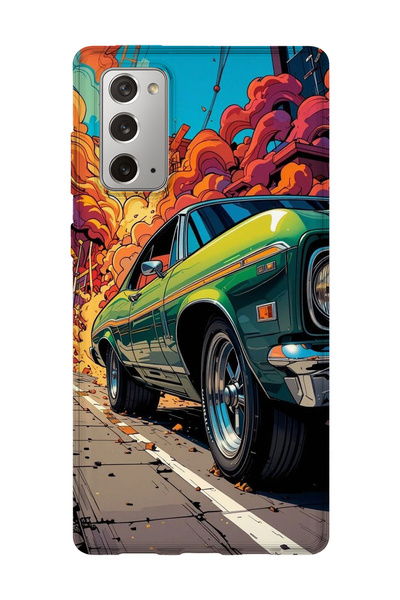 lelia حافظة هاتف شفافة مطبوعة متوافقة مع هاتف سامسونج جالاكسي نوت 20 |   مجمو...