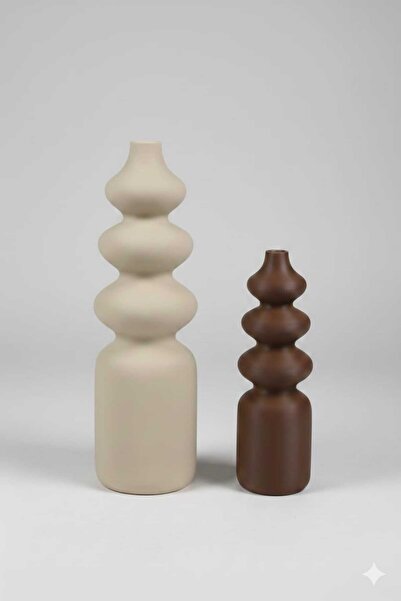 Rivon Desing LOPPY 2'li dekoratif vazo