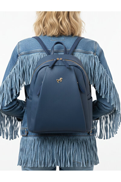 Çanta Trend Miami Polo Club Leather Look Women's Backpack