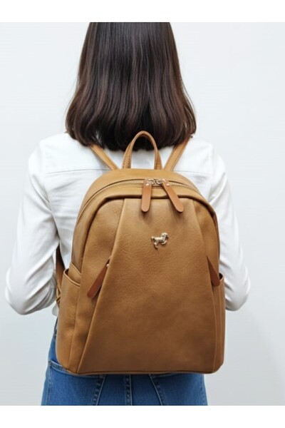 Çanta Trend Miami Polo Club Leather Look Women's Backpack